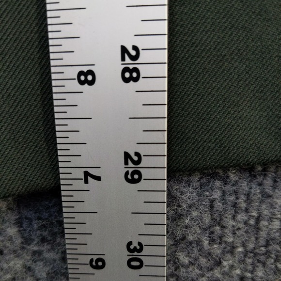 DPSC Women's Classic Design Fusible Coat Green Size 18L+ Poly Wool Blend Logo - Picture 15 of 16